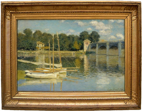 The Argenteuil Bridge - Claude Monet