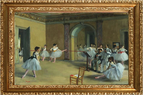 Le Foyer de la danse à l'Opéra de la rue Le Peletier - Edgar Degas