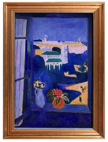 Landscape viewed from a window, Tangiers – Henri Matisse
