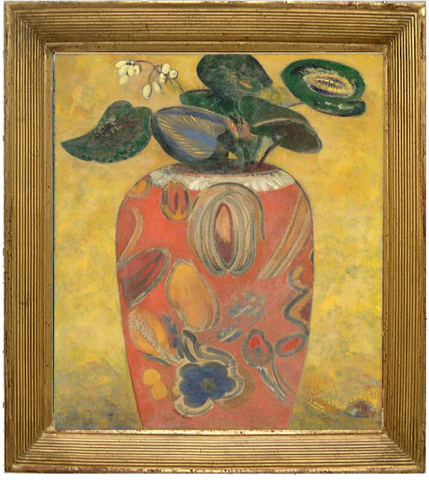 Green Plant in an Urn – Odilon Redon