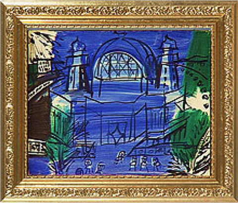 Casino in Jetee - Raoul Dufy
