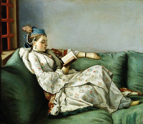 Adelaide of France in Turkish Clothes - Etienne Liotard
