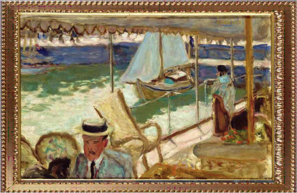 On a Yacht - Bonnard Pierre