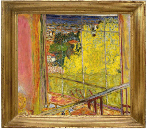 The Studio with Mimosa - Bonnard Pierre