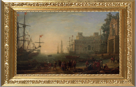 Harbour with Villa Medici - Claude Lorrain