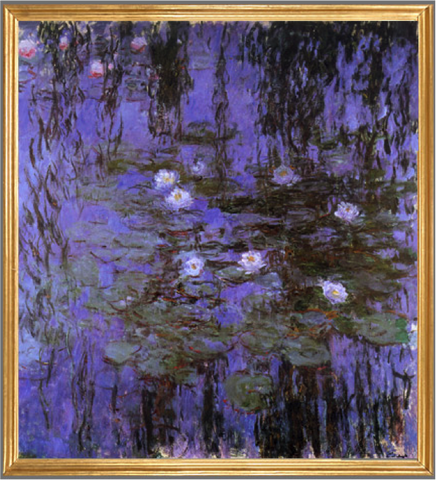 Blue Water Lilies - Claude Monet