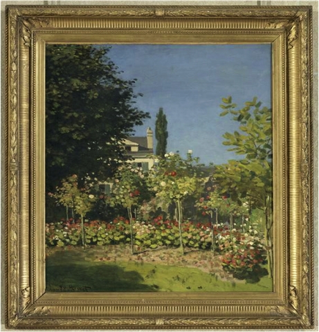 Garden in bloom at Sainte-Adresse - Claude Monet
