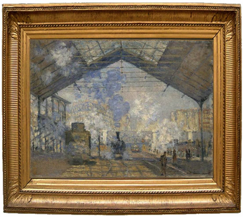 La gare Saint Lazare - Claude Monet