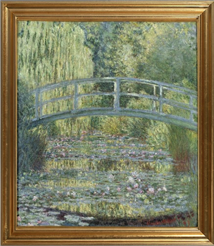 Waterlily Pond, Harmony in Green - Claude Monet