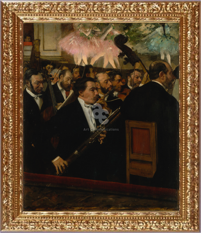 The orchestra of the opera - Edgar Degas