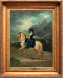 Portrait of Maria Teresa De Vallabriga on horse - Francisco Goya