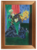 Blue Vase with Flowers on a Blue Tablecloth – Henri Matisse