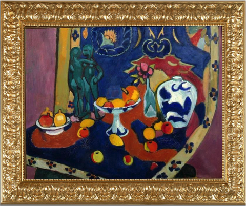 Fruit and Bronze Statue – Henri Matisse