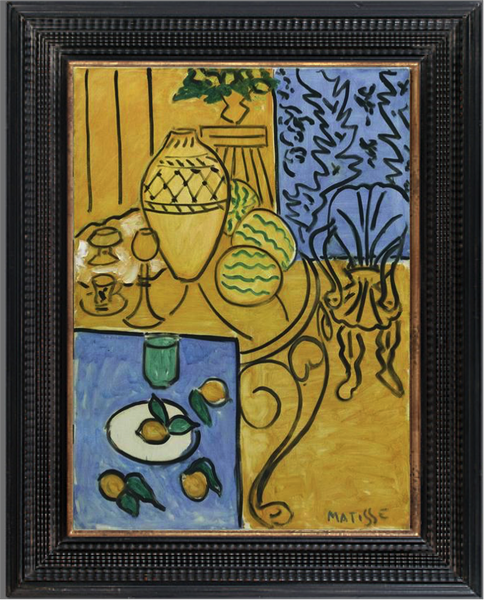 Intérieur jaune et bleu – Henri Matisse