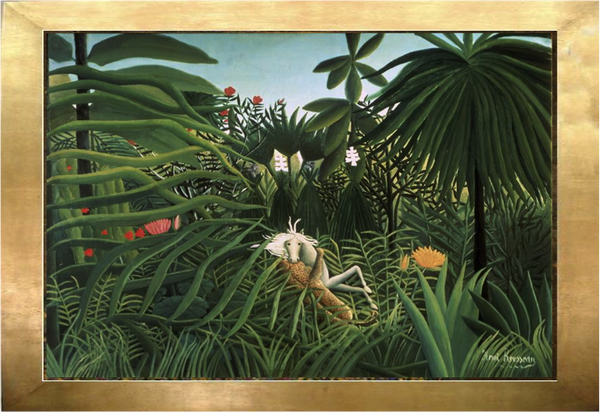 Horse attacked by a jaguar – Henri Rousseau