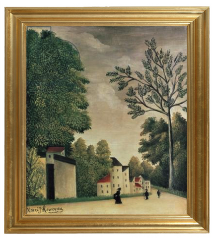 Village Street Scene – Henri Rousseau