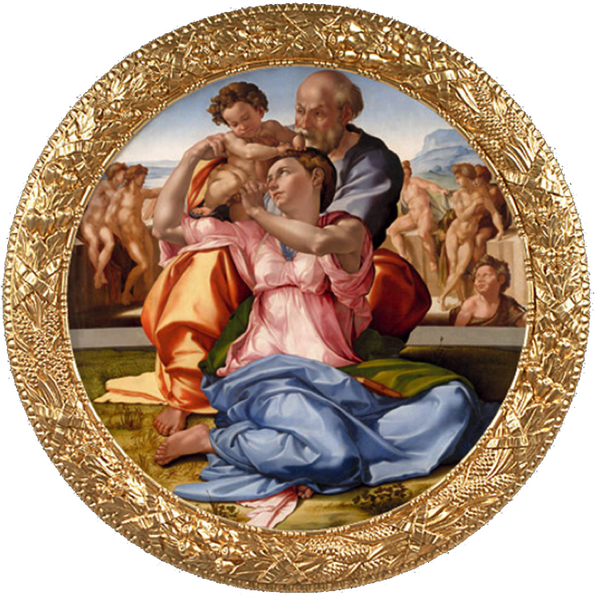 Sacred Family (the Doni Tondo) – Michelangelo