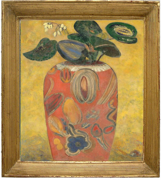 Green Plant in an Urn – Odilon Redon