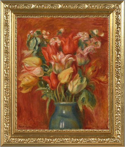 Bouquet de tulipes – Pierre Auguste Renoir