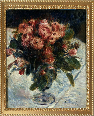 Moss Roses – Pierre Auguste Renoir