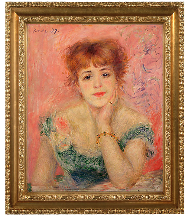 Portrait of Jeanne Samary – Pierre Auguste Renoir – Tokyo Portrait of Jeanne Samary – Pierre Auguste Renoir – Tokyo