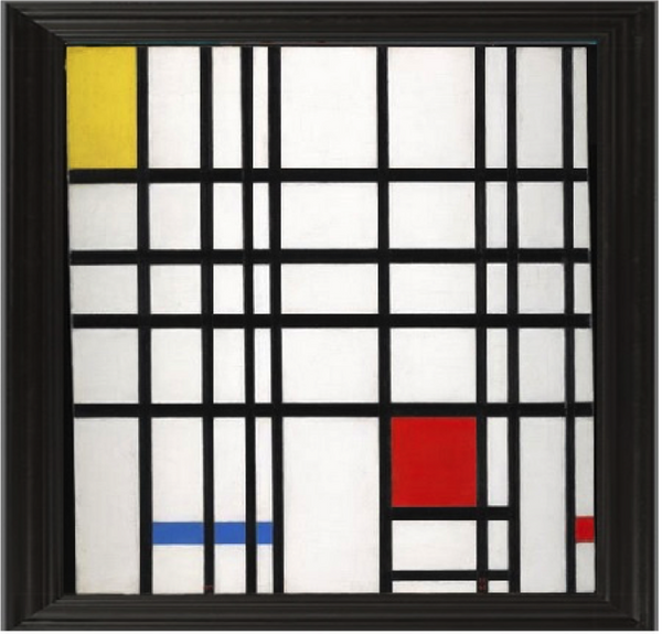 Composition avec rouges jaunes et bleus – Piet Mondrian