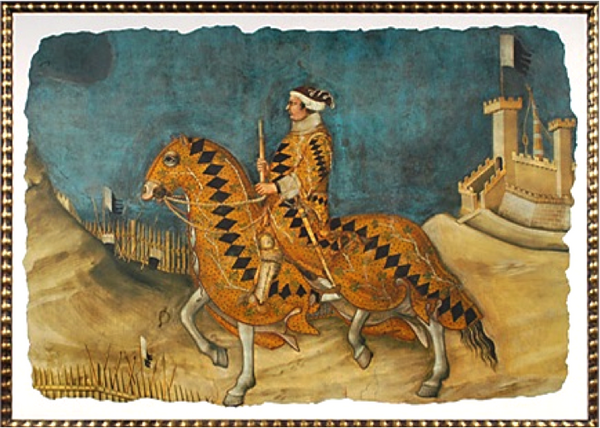Guidoriccio da Fogliano at the siege of Montemassi– Simone Martini