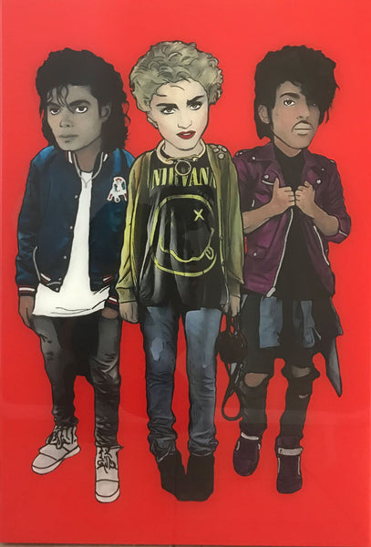 MJ, Madonna, Prince